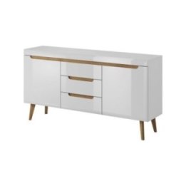 Komoda NORD 2D3S 160cm biały połysk