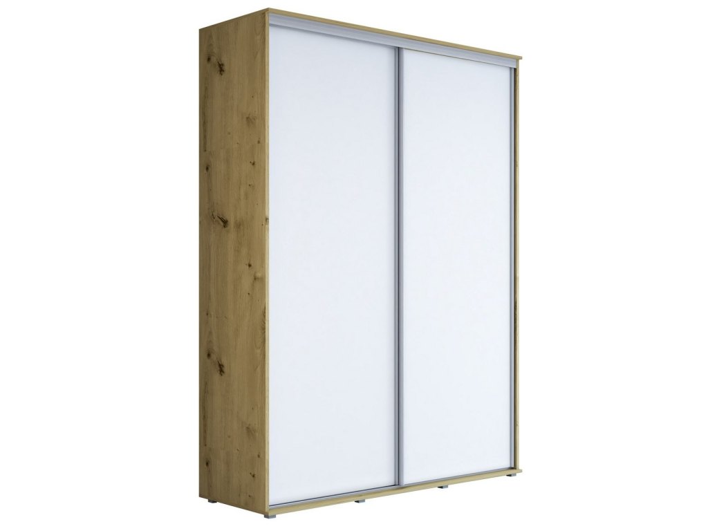 Wysoka szafa przesuwna, pakowna – Maja 140x242x61 cm.