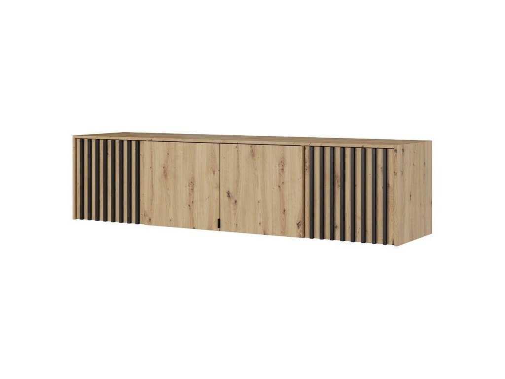 Szafa uchylna Nellie - lamele - z lustrem / 206cm