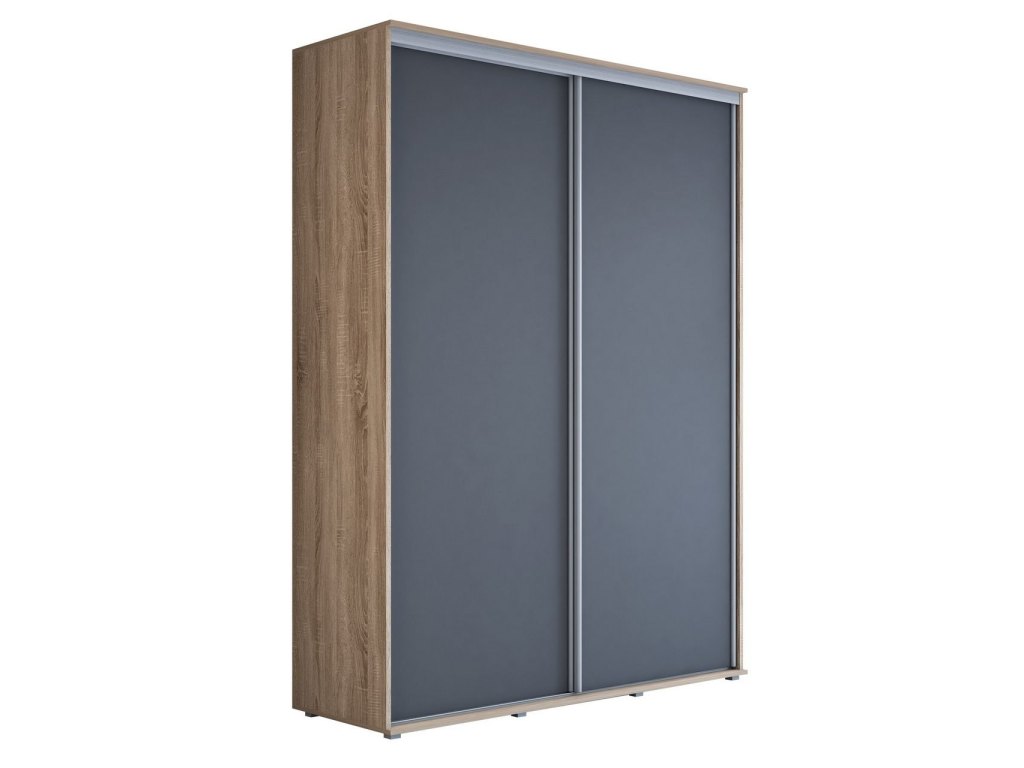 Wysoka szafa przesuwna, pakowna – Maja 180x242x61 cm.