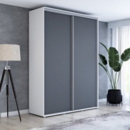 Wysoka szafa przesuwna, pakowna – Maja 130x242x61 cm.