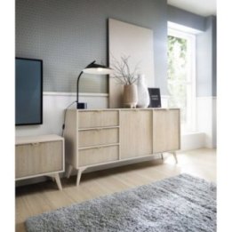 Komoda WOOD KSZ 158 -  jodła +  beż piaskowy