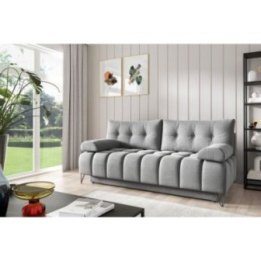 Nowoczesna pikowana sofa kanapa z funkcją spania do salonu WAY