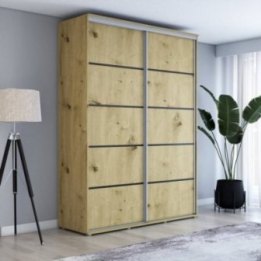 Szafa przesuwna Maja PLUS 190x242 artisan – wysoka i funkcjonalna