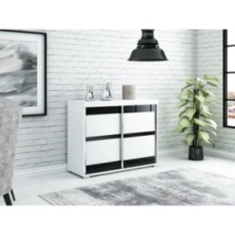 Komoda / szafka z drzwiami przesuwnymi Diego 140 cm. wzór 5