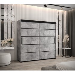 Szafa SANTORI II 200cm - beton
