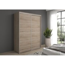 Szafa z drzwiami przesuwnymi Liwia 160x202x45 cm – Elegancka Minimalistka z Maksymalną Funkcjonalnością