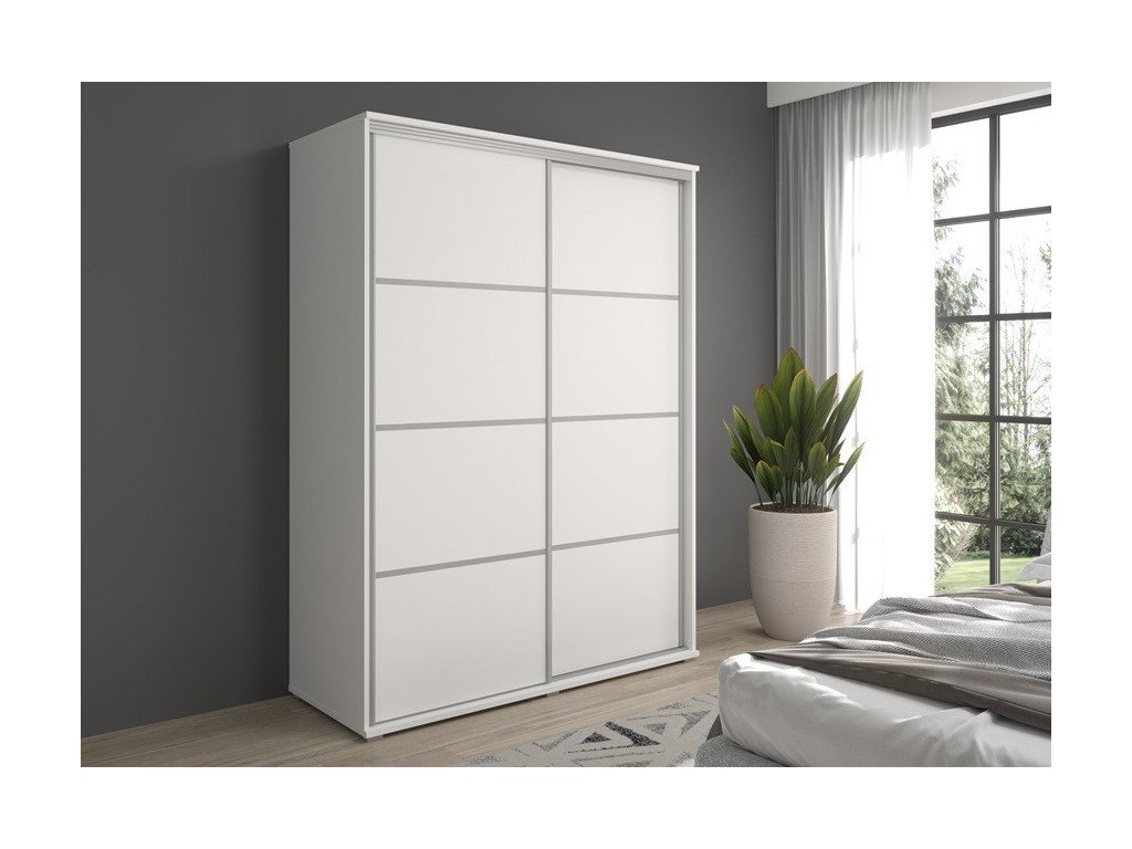 Szafa z drzwiami przesuwnymi Liwia 170x202x45 cm – Elegancka Minimalistka z Maksymalną Funkcjonalnością