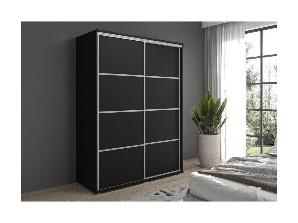Szafa z drzwiami przesuwnymi Liwia 150x202x45 cm – Elegancka Minimalistka z Maksymalną Funkcjonalnością