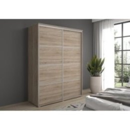 Szafa z drzwiami przesuwnymi Liwia 160x202x45 cm – Elegancka Minimalistka z Maksymalną Funkcjonalnością