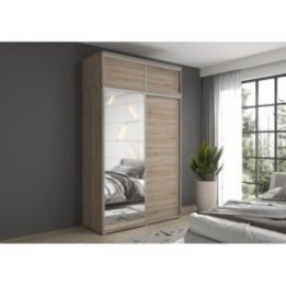 Szafa z drzwiami przesuwnymi Liwia 180x202x45 cm – biała Elegancka Minimalistka z Maksymalną Funkcjonalnością