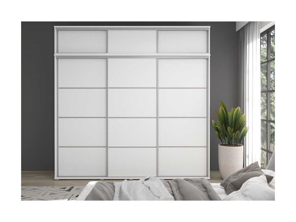 Szafa MONTI SLIM 45 cm – wąska, pojemna, 3-drzwiowa
