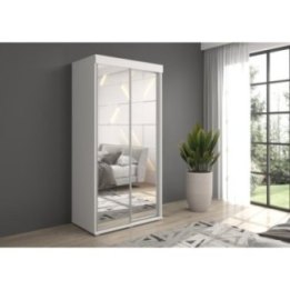 Szafa Przesuwna WERA 100 cm z lustrami – nowoczesny design