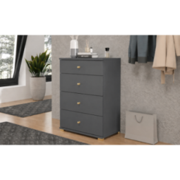 Szafka na Buty 4 Klapy i Szuflada 60x35x82 cm