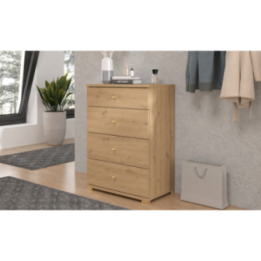 Szafka na Buty 4 Klapy i Szuflada 60x35x82 cm